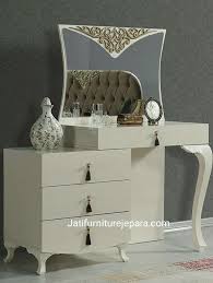 Meja Rias Minimalis Memeapao Jati Furniture Jepara Bedroom Furniture Design Modern Dressing Table Designs Dressing Table Design