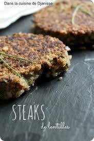 Steaks De Lentilles Pour Burger Sans Gluten Dans La Cuisine Vegetalienne De Djanisse Cuisine Vegetalienne Steak De Lentilles Cuisine