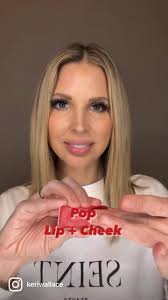 Seint Lip + Cheek Try-On with Saffron which is a beautiful cool-toned dark  pink/red shade that looks scary in the tin but is beautiful