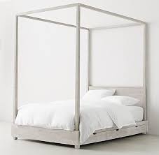 A bed is one of the most essential furniture in our house since here is where we rest after a long and tiring day. Callum 6 Drawer Storage Canopy Bed Restoration Hardware Teen Bedroom Pinterest