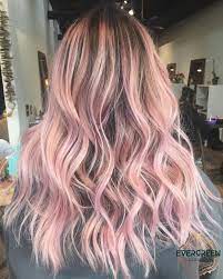 Be inspired with these 15 beautiful ombre hair color ideas and get ready for a hair makeover! Pink Color Pastel Hair Medium Long Length Wavy Curls Light Pink Hair Hair Styles Medium Hair Styles