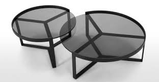 Marble top sofa side table corner table end table round small coffee table golden black legs frame optional 2 sets combination. Aula Nesting Coffee Table Black Grey Nesting Coffee Tables Coffee Table Coffee Table Design
