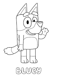 Bluey - Print And Colour - Abc Kids Kids Colouring Printables Coloring Pages Abc For Kids