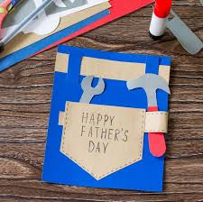 The brown paper background image, combined with the sketchy handwritten font, give the. 30 Best Diy Father S Day Cards Homemade Cards Dad Will Love