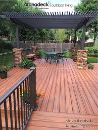 Trex Transcend Tiki Torch Deck With Painted Vinyl Pergola West Des Moines Modern Design Outdoor Pergola Vinyl Pergola Pergola