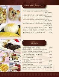 Chiangmai Thai Kitchen Menu In Longview Texas Usa