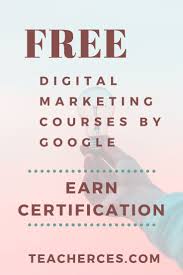 Free Digital Marketing Certification By Google Digital Garage Digital Marketing Marketing Skills Digital Advertising