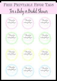 I have personally vetted every single one of these printables. Free Printable Baby Shower Favor Tags In 20 Colors Baby Shower Printables Baby Shower Favor Tags Baby Shower Labels