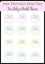 It's important to just be sure you have completed your research. Free Printable Baby Shower Favor Tags In 20 Colors Baby Shower Labels Baby Shower Printables Baby Shower Favor Tags