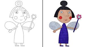 Then you can print it and color it as you like. Easy Coloring Nanny Plum Out Of Ben And Holly S Little Kingdom Coloring Page For Kids Youtube
