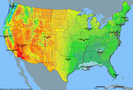 United States Average Annual Yearly Climate For Rainfall