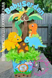 Pin By Brenda Lee Montoya On Dinosaur Party Decor Dinosaur Baby Shower Dino Baby Shower Dinosaur Theme Party