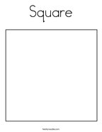 Coloring … coloring squared murals read more » I Am A Square Coloring Page Twisty Noodle