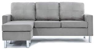 A gallery of modular sectional sofas of varying sizes, colors, textures, patterns, and materials. Modern Reversible Small Microfiber Sectional Contemporary Sectional Sofas By Sofamania Houzz