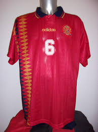 Kit from 1939 to 1945. Spain Home Football Shirt 1994 1996