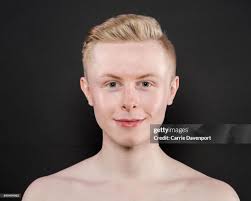 Joshua Cargill aka Blu Hydrangea is photographed as part 'Visage' a... News  Photo