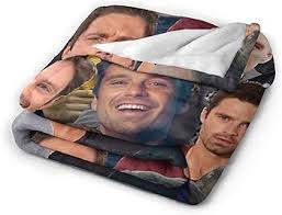 YINGD Deken Sebastian Bucky Stan Barnes Super Zachte Flanel Fleece  Lichtgewicht Gooi Dekens Airconditioning Deken Bank Bank Slaapkamer Voor  Kinderen Volwassenen : Amazon.nl: Wonen & keuken