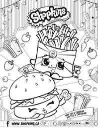 Burger Fries Color Page Valentine Coloring Pages Shopkin Coloring Pages Shopkins Colouring Pages