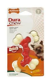 Dog Chew Toys Nylabone Dura Chew Petit Bacon Flavored Double Bone Dog Chew Toy Find Out More About The Great Produc Flavored Bacon Nylabone Dog Chew Toys