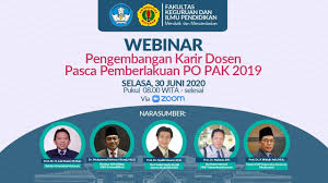 14/2005 pasal 72 tentang bkd • permenristekdikti no. Webinar Pengembangan Karir Dosen Pasca Pemberlakuan Po Pak 2019 Youtube
