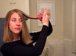 From a buzz cut to a short back and sides with long hair on top when cutting long hair shorter, grab strands from different sections or come in at different angles to avoid missing areas. How To Cut Your Own Hair In Self Isolation The Durango Herald