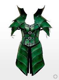Thick leather green leather armor boots tardis blue leather armor fantasy armor gothic outfits metal buckles movies. Elven Queen Leather Armour Green Maskworld Com Leather Armor Dragon Armor Female Armor