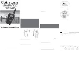 Mar 06, 2020 · if there's one thing better than camping, it's free camping, especially in a wooded or beachfront area. Midland Radio Lxt500 Frs Gmrs User Manual Lxt500 Owner S Manual Front Qxp