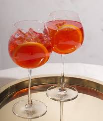 Cocktail Spritz Veneziano Au Thermomix Thermomix Recette En 2020 Boisson Alcoolisee Cocktail Aperitif Alcool