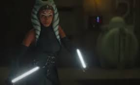 The resolution of png image is 752x564 and classified to blue lightsaber ,lightsaber transparent background,kylo ren lightsaber. The Mandalorian Delivers Rosario Dawson As Ahsoka Tano In Latest Episode Mxdwn Television