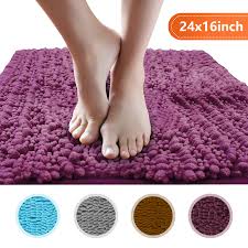 When your beloved area rug hits the skids, don't throw it out. Yundap Bathroom Rug Soft Absorbent Shaggy Bath Mats Non Slip Microfiber Toilet Shower Floor Carpet Mat Machine Washable For Bathroom Kitchen Door Walmart Canada