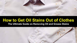 In order to remove oil stains on clothing you need to pretreat prior to using your normal laundry or cleaning method. The Best Ways To Remove Oil Stains From Your Clothes Queens Dry Cleaner