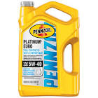 Platinum Euro Synthetic Motor Oil, 5 L Pennzoil