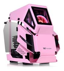 GABINETE GAMER THERMALTAKE AH T200 ROSA MICRO CHASSIS SIN FUENTE STANDAR