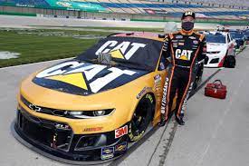 To be able to add the sponsors to your car, you have to exit out of career and go to the paint booth. Caterpillar Cat Racing