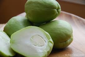 In terms of size and. Chayote Squash Pati Jinich