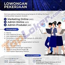 Temukan lowongan kerja pabrik sidoarjo yang anda cari di bawah ini. Daftar