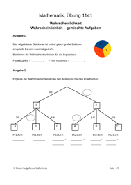 Was ein winkel ist, lernst du in mathe klasse 3. Wahrscheinlichkeitsrechnung Permutation Ubungsblatt 1141 Wahrscheinlichkeitsrechnung Permutation