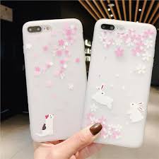 Los tres nitros distintos de la serie blossom. Cherry Blossom Cat Rabbit Serie Handy Case Uflare