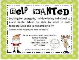 Santa S Helper Application With Actual Address To Mail The Applications To Will Do This Next Y Holidays Writing Activities Holiday Writing Persuasive Writing