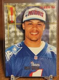 Terry Glenn rookie football card 1996 Fleer #156 New England Patriots Ohio  State