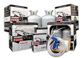Respirator masks with organic vapor filters and a prefilter for particulates are required when applying spray foam insulation. Diy Spray Foam Insulation Kits Foam Kit Solutions