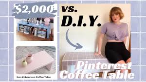 Our neighbors didn't really have a specific measurement or area they needed to fill for this project, which made it a little bit easier. Build A Diy Pinterest Tile Coffee Table Ikon Kobenhavn Furniture On A Budget Youtube