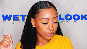 However, your hair is also weakest when it is wet, so trimming wet can lead to more breakage and damage. I Tried The Wet Look On My Type 4 Natural Hair Youtube