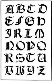 La cursiva mas antigua entre el siglo i y iii, formada por caracteres mayúsculos y una escritura. Italian Gothic Letters Blackletter Capitals Letras Romanas Letras Para Tatuajes Tipos De Letras