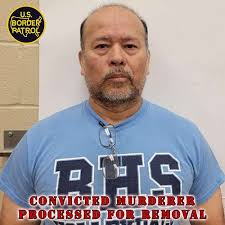 03/25: US Border Patrol agents arrested convicted murderer Rodolfo Ortega.  This illegal alien was processed for removal after his release from a  20-year sentence for second-degree murder.