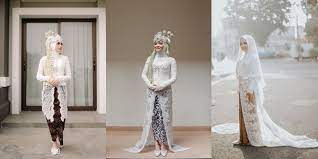 Inspirasi gaun akad nikah muslimah yang modern 7. 11 Ide Kebaya Hijab Nuansa Putih Untuk Momen Akad Demi Ayu Paripurna Di Hari Istimewa