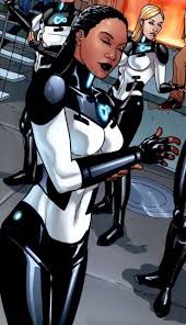 Black And Silver Superhero Suit Top Black Female Superheroes Black Female Super Heroes Female Superhero Black Comics