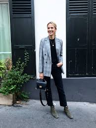 On craque sans hésiter pour cette veste blazer à carreaux gris et rose pâle. Comment Porter Le Blazer A Carreaux Le Dressing Ideal