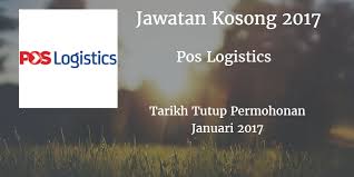 Jawatan kosong jpj januari 2018. Jawatan Kosong Pos Logistics Januari 2017 Inimajalah Com