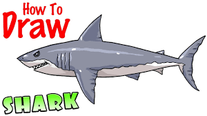 They looked like sharks, but only if someone explains them to be. How To Draw A Shark The Easy Way Youtube